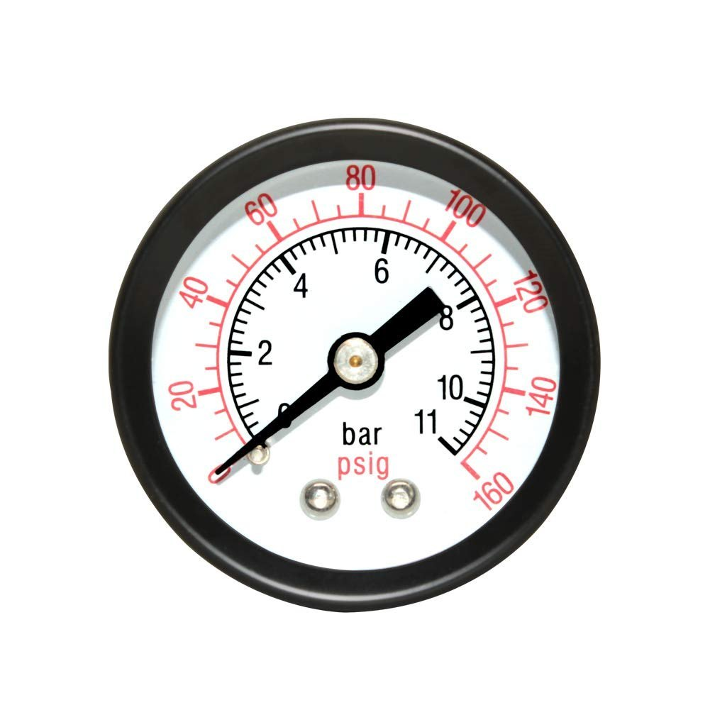 Air Compressor Pressure Gauge 1/8 and 1/4